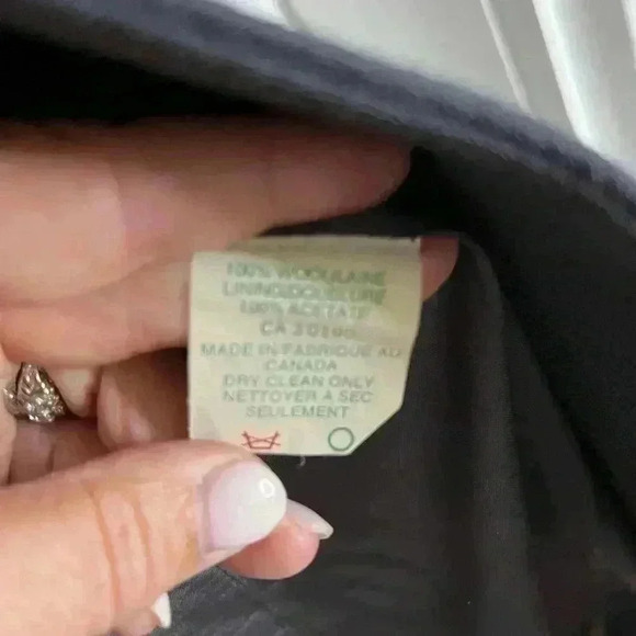 David Findlay Blue  Wool Blazer Size 12 - Picture 8 of 10